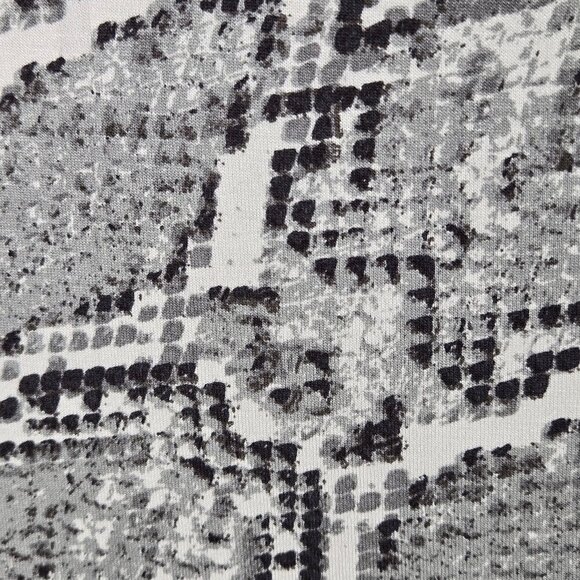 Armani Exchange Size Small Neutral Toned Snakeprint Dress 3/4 Sleeve V-neck - Picture 6 of 8